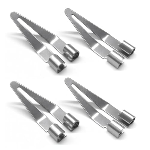 4PCS Plastic Welding Tips by Plastic Welder Gun,Stainless Steel Plastics Welder Tips with 45° Elbow,Smoothing Tip Head Plastics Welding Kit Car Accessories for Bumper Repair