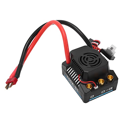RC Brushless ESC 150A, Brushless ESC for 1/8 RC Truck, BCE Output 5A 5.8V, High Performance ESC with Multiple Protections, Compatible with Sensorless Brushless