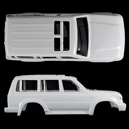 Classic Land Cruiser LC80 Body Shell 313mm 12.3inch Wheelbase for 1/10 RC Car TRX4 SCX10 Upgrade Accessories (LC80 Hard Body)
