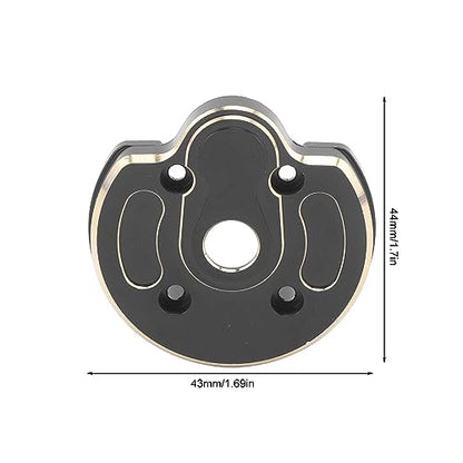 2 PCS Brass RC Steering Knuckles, 1/10 RC Crawler Brass Front and Rear Portal Weights Cover Plates for 1/10 SCX10 III AR45P Axle