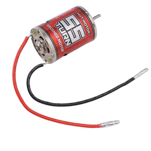SUNGOOYUE 540 Brushed Motor 55T, Iron Copper Electric Motor Replacement Part for RC Crawler Car Boat Upgrade, High Sealed Bearing for HSP