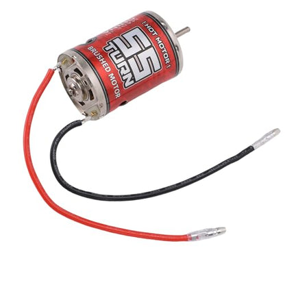 SUNGOOYUE 540 Brushed Motor 55T, Iron Copper Electric Motor Replacement Part for RC Crawler Car Boat Upgrade, High Sealed Bearing for HSP