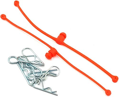 Du-Bro 2252 Orange Body Klip Retainer (2-Pack) - color: Orange