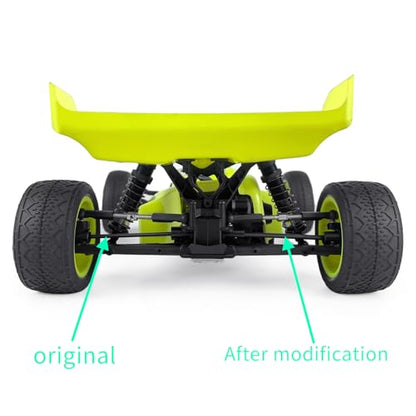 2Pcs JGGZONE Steel 1144 Rear Drive Shaft CVD Dogbone Joint Axle Driveshafts Compatible with LOSI 1/16 Mini-B Buggy 1/18 Mini-T 2.0 Stadium Truck Replacement Parts