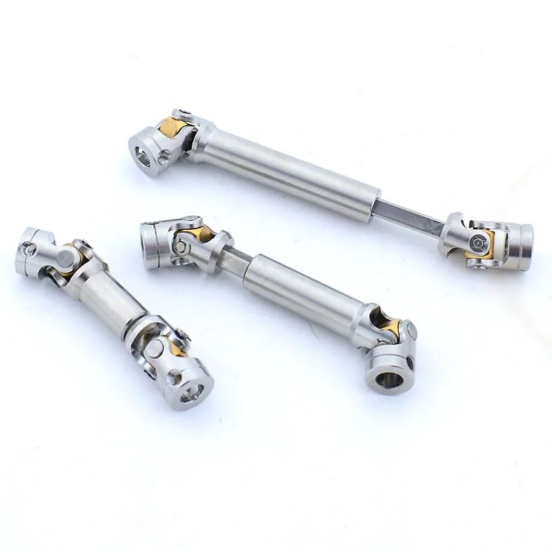 1PC RC Truck Metal Transmission Shaft/Universal Joint (45-170mm Length Range), 1:14 Scale Driveshaft Upgrade for 770S & Tractor Series Car Toy | 47-57mm - color: 47-57mm