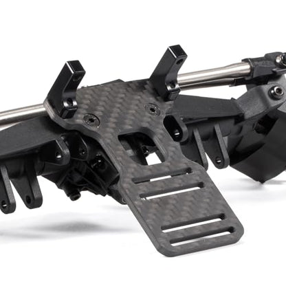 1/10 RC LCG Chassis Kit Ultra Light 92g/3.3oz Performance Carbon Chassis for 1/10 RC Crawler Capra SCX10 (BOA Servo Mount for Capra) - style: BOA Servo Mount for Capra