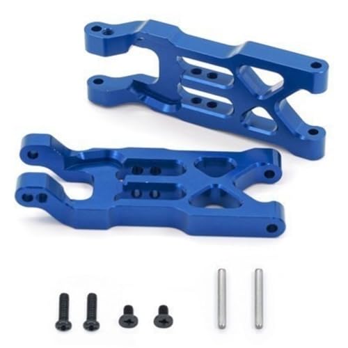 15Pc/Set Compatible with HAIBOXING 1/18 RC Car Parts, Metal Upgrade Parts Suspension Arm Steering Knuckle Wheel Hub Shock Tower for HBX 18859 18858 18857 18856 RC Cars Accessories (Blue) - color: Blue