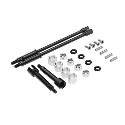 Front Rear Wheel Axle Shaft Drive Widened 4mm Set Kit for Axial SCX24 1/24 RC Crawler Car Upgrade Parts