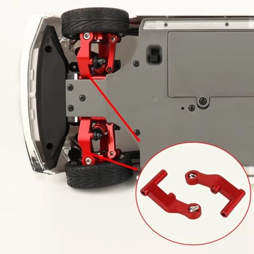 RC Steering Knuckles For MN68 1/16 12Pcs Metal Front And Rear Arm Steering Cup Hub Carrier Set RC Car Upgrade Accessories Replace Modify Parts