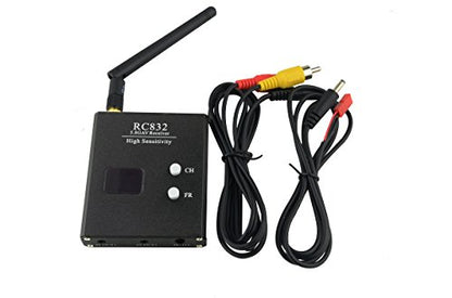 WR832 5.8GHz 40CH Wireless FPV Audio Video Receiver for Racing Drone and Multicopter