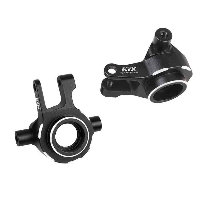 KYX Racing CNC Machined Aluminum Steering Knuckle Upgrades Parts Accessories for 1/10 RC Car Traxxas F150 Raptor R