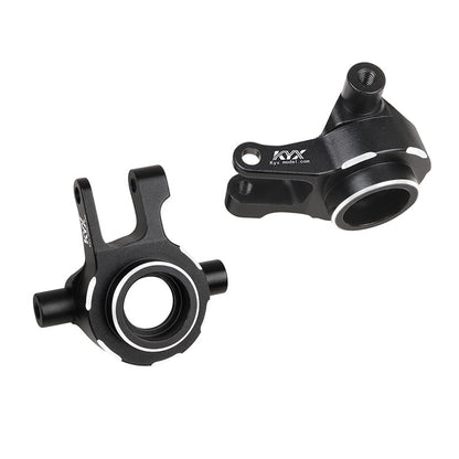 KYX Racing CNC Machined Aluminum Steering Knuckle Upgrades Parts Accessories for 1/10 RC Car Traxxas F150 Raptor R