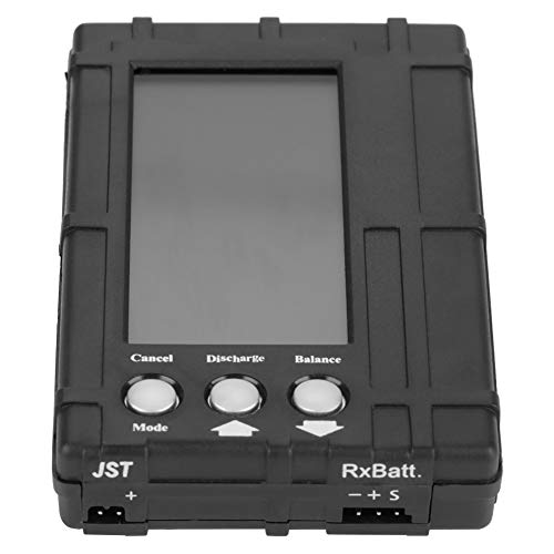 RC Battery Voltage Indicator Meter, 3-in-1 Large Screen Balance Discharger Balancer for 2~6S Li po Li Fe Battery