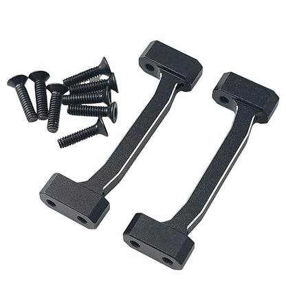 Upper Cross Brace Set for Losi 1/18 Mini LMT 4X4 Brushed Truck (Black) | Aluminum,Monster Truck,Upgrade Parts,RTR-LOS01026,LOS211047 Compatible,RC Car,CNC Machined,High Strength,Precision Fit - color: Black