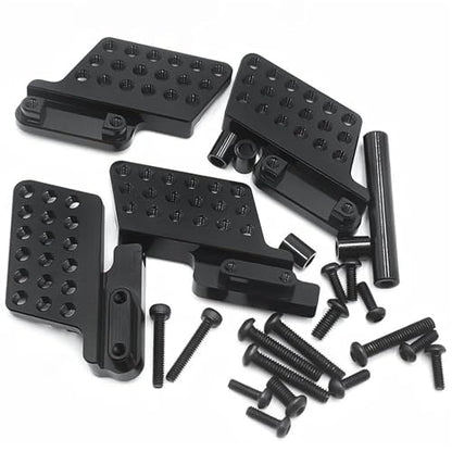 for TRX4M 1/18 Aluminum Alloy Adjustable Front Rear Shock Bracket Mount Towers Replacement RC Crawler Car Model Upgrade Part RC Accessories