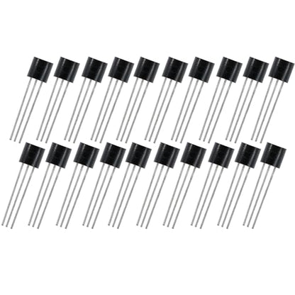 20pcs DS18B20 18B20 TO-92 3 Pins Wire Digital Thermometer Temperature IC Sensor - color: 20pcs DS18B20