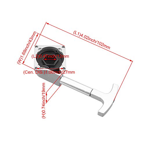 Silver R020 Pull Starter Vertex 18 Replacement for Nitro Engine Nitro Pull Start Aluminum Alloy Upgrade Parts for rc CAR