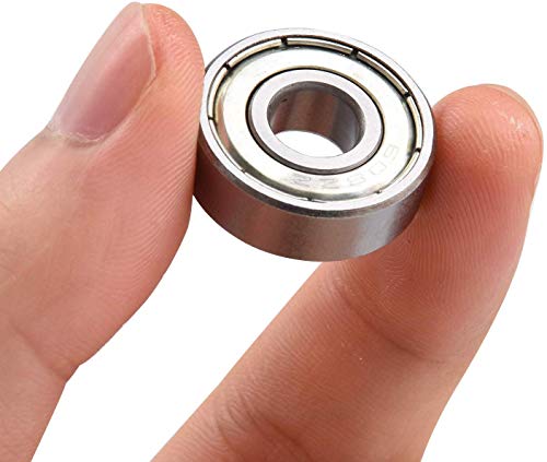 608ZZ Bearing 8x22x7mm, C3, Metal Shielded Steel 10-Pack