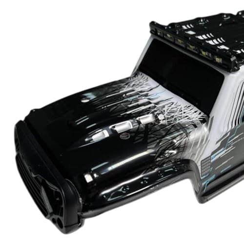 1/14 RC Car Body Shell for 16102 Remote Control Vehicle Cover Modification DIY Hobby Toy Vehicle Accessories 11.02x4.33x3.74inch- Black Blue - color: Black Blue