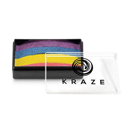 Dome Stroke - Pixie (25 gm), Professional 1-Stroke Split Cake, Hypoallergenic, Non-Toxic, Water Activated Face & Body Painting Makeup Supplies for Adults - color: Pixie