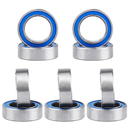 Professional RC Ball Bearings Double Rubber Sealed for Traxxas Arrma Axial Team Associated Losi Redcat Racing RC4WD Tamiya HPI (10-Pack) (5x8x2.5mm) - size: 5x8x2.5mm