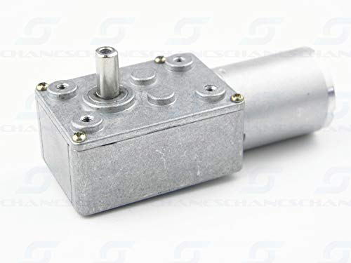DC Worm Gear Motor 370WG 12V DC 0.6RPM Inversion Reducer for Automation Equipment - size: 12V, style: 0.6 RPM