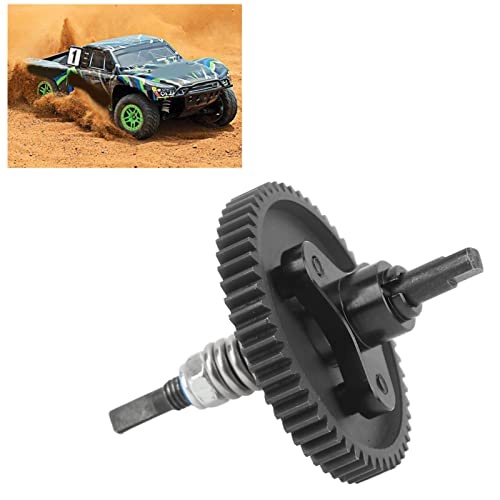 54T Spur Gear Complete Slipper Clutch Assembly Aluminum Steel Differential Slipper Clutch for Slash 4x4 4X4 Rustle 4X4 HuanQi 727 1/10 RC Cars Blue – Durable (Black) - color: Black