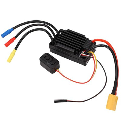 YWBL-WH 35A Brushless ESC with Water Proof, External Programming Port, and Multiple Guard Functions for 1/18 RC Car Electronic Speed Controller