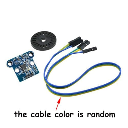HC-020K High Precision Photoelectric Speed Measurement Module Dual Speed Test with Code Wheel Encoder Kit for 4WD Smart Car DIY
