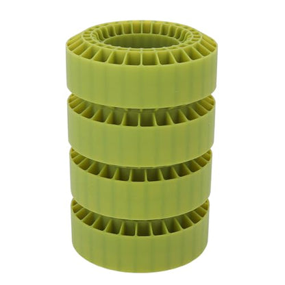 1.9Tire Inserts Silicone Rubber Insert Foam, Silicone Insert Foam Fit 1.9 Wheel Tires, Silicone Tire Inserts Fit Wheel Tires 1/10 Crawler Accessories Red (OD Green) - color: Od Green