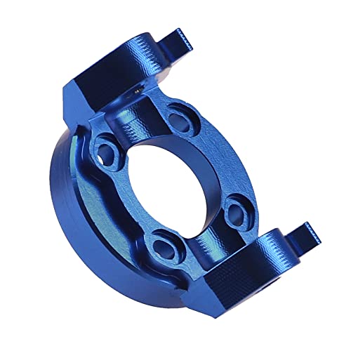 2Pcs Vgoohobby Aluminum Alloy C Hub Carrier Caster Block C Seat Compatible with 1/8 Losi LMT 4WD Solid Axle RC Monster Car (Blue)