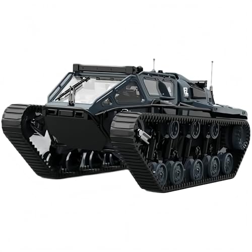 1:16 Large RC Tank Car, 2.4G Anti-Interference Remote Control, Realistic LED Lighting, Dual Motors for All-Terrain Climbing, Simulation Armored Vehicle with Openable Doors