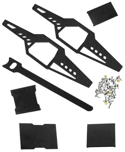 hosupRC RC Carbon Chassis Frame Body Roll Cage Kits Upgrades Part for 1/24 Axial Scx24 90081 C10 AXI00002 B17,Carbon Chassis Frame Body Roll Cage Body Shell Kits Hops UP,Black - color: Black/for 1/24 Scx24