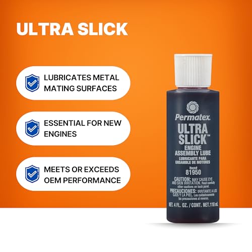 Permatex 81950 Ultra Slick Engine Assembly Lube, 4 oz. , Red