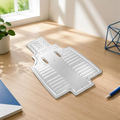 1/10 RC Car Chassis Plate, Aluminum Alloy Chassis Bottom Plate Frame for Sand Scorcher Car