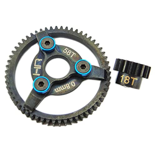 Hot Racing STE258 Brushless 18/58T 32P .8m Steel Gear Kit 3.22: Slash/Stampede