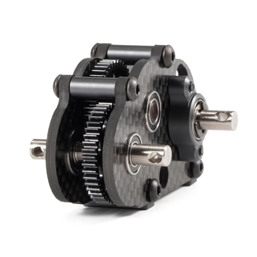 Carbon Fiber Overdrive Transmission Ultralight and Compact OD-3 Gearbox for AR44 Capra Axle LCG Comp Rigs 1/10 RC Rock Crawler(OD3 Transmission) - style: OD3 Transmission