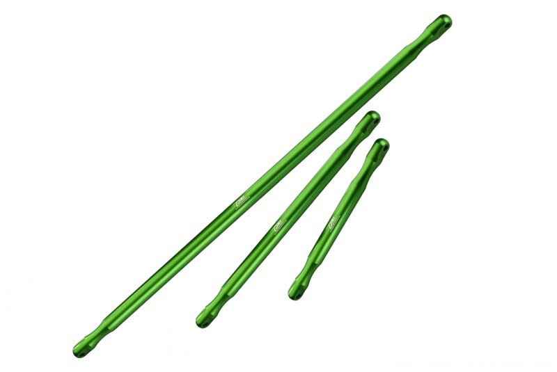 GPM Aluminum Front & Center & Rear Support Brace Bar Green : Kraton 8S BLX