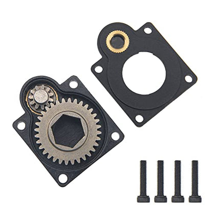 RC Electric Roto Starter E-Start Backplate Power Back Cover 11011 & Drill Start Wand Power Starter Shaft Rod Pin End 11003 for 1/10 HSP HPI Vertex VX 16/18/21, CXP SH 18/21 Engines (Hole Centers 27mm)