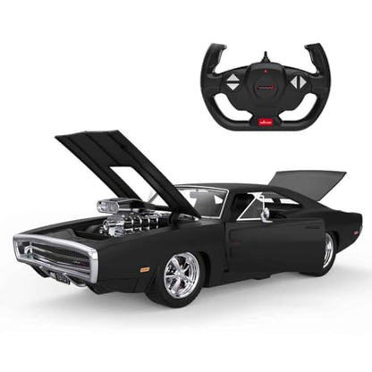 RASTAR RC Car 1/16 Scale 2.4Ghz Remote Control Car for Dodge Charger R/T with Engine Version R/C Toy Car Model Vehicle