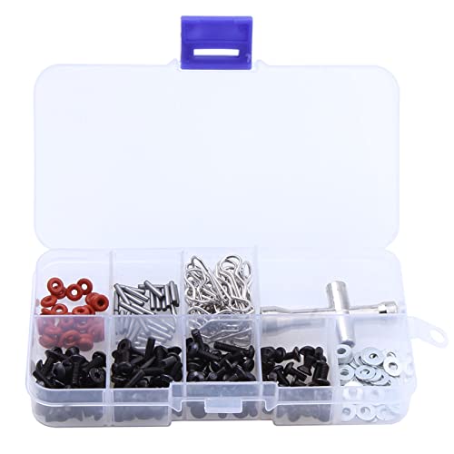 RC Screw Kit, Hex Nut Drivers, Pliers, Wrench, RC Car Work Stand Aluminum for Traxxas Arrma Axial Redcat Losi RC Car