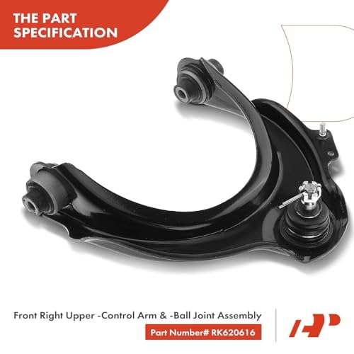 A-Premium 6Pcs Front Suspension Kit, Upper Control Arm | Inner Outer Tie Rod End, Fit for Honda Accord 2003-2007, Acura TSX 2004-2008 , Fix Clunking Noise & Vibration