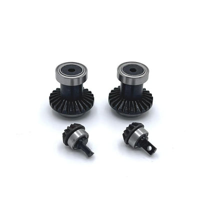 FCX24 RC Car Gear,4PCS Front Rear Axle Gear Set for FMS 1/24 FCX24 Power Wagon for FCX24 K5 RC Car Gear Kit with Bearing (1)