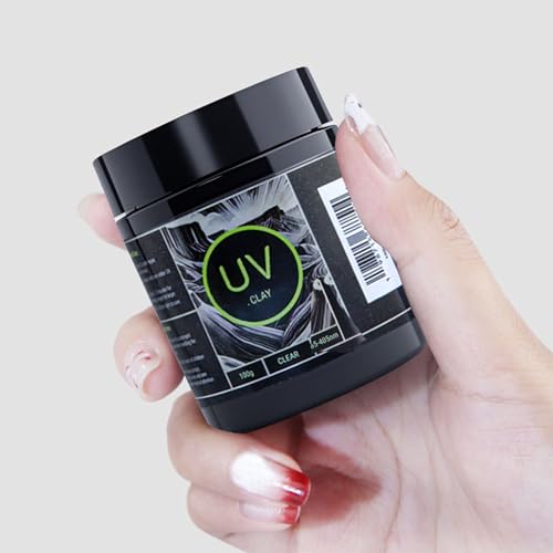 UV Light Curing Putty 100g - Multi-Purpose Adhesive for Crafts, Repair, Nails, 3D Print Fixes - 365-405nm Wavelength Range, Quick-Curing, Durable & Easy to Use - Ideal for Professionals and Hobbyists