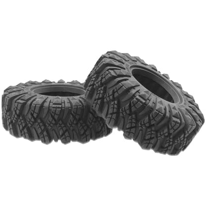 ShareGoo1.9 inch RC 1.9 Crawler Tires Rubber Mud Tires OD 110mm Tyre Compatible with Axial SCX10 90046 Redcat Gen8 RC4WD D90 TF2 MST 1/10 RC Crawler Fit 1.9 Beadlock Wheel Rims