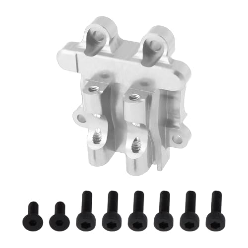 OTOTEC RC Car Rear Diff Cover Aluminum 7075 Differential Cover Compatible with ARRMA 1/18 Granite Typhon Mojave Grom Nascar, Silver - color: Silver