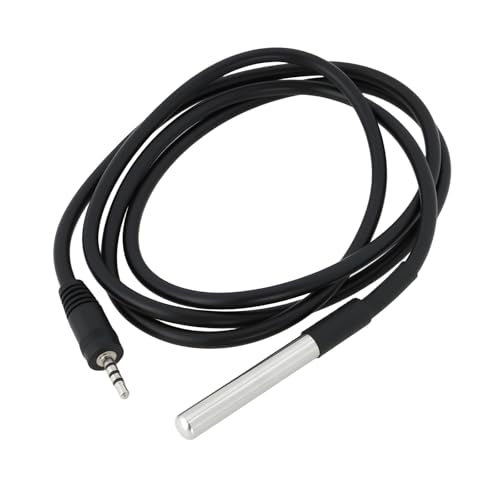 ECSiNG DS18-B20 Temperature Sensor -10°C to 85°C with 2.5mm Connecter 1m Compatible with Sonoff TH10/16