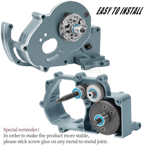 RC 48P 76T 83T 86T 90T Spur Gear &Transmission Gear &Slipper Clutch &Pressure Plate &Slipper Rebuild Kit Upgrades Part for 1/10 Slash 2WD,Rustler/Stampede/Bandit 2WD VXL,Titanium - color: Titanium(1set)