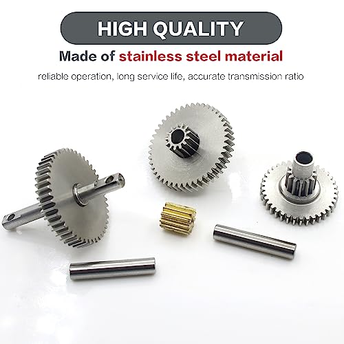 Stainless Steel 40.3:1 Overdrive Transmission Gear for 1/18 TRX4M RC Crawler - size: 40.3:1