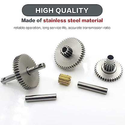 Stainless Steel 40.3:1 Overdrive Transmission Gear for 1/18 TRX4M RC Crawler - size: 40.3:1